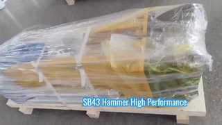 6-9トンの掘削機ブレーカー用の頑丈なSB43油圧ハンマーをご紹介します。