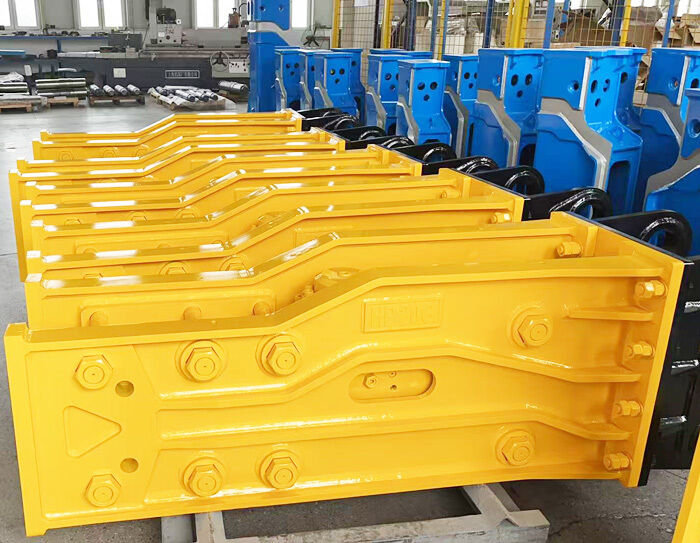 Construction machinery rock breaker parts HP20 powerful efficient hydraulic breake crushing hammer